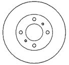 MAPCO 15548 -  Тормозной диск