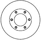 MAPCO 15581 -  Тормозной диск