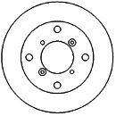MAPCO 15596 -  Тормозной диск