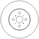 MAPCO 15617 -  Тормозной диск