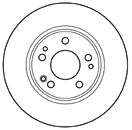 MAPCO 15734 -  Тормозной диск