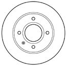 MAPCO 15738 -  Тормозной диск