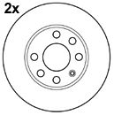 MAPCO 157492 -  Тормозной диск