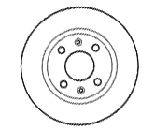 MAPCO 15963 -  Тормозной диск