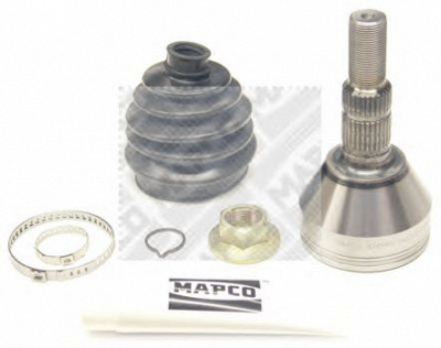 MAPCO 16712 -  Комплект тормозных колодок, дисковый тормоз