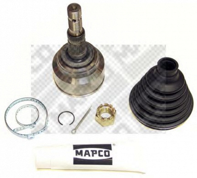 MAPCO 16721 -  Комплект тормозных колодок, дисковый тормоз
