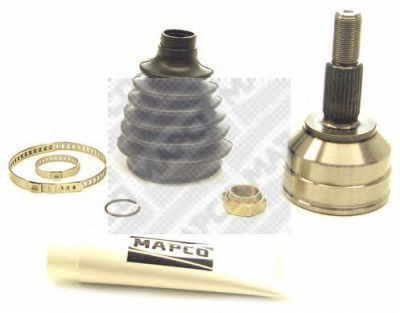 MAPCO 16762 -  Комплект тормозных колодок, дисковый тормоз