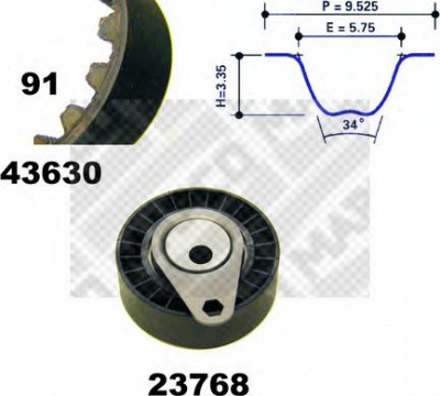 MAPCO 23630 -  Наконечник поперечной рулевой тяги