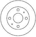 MAPCO 25505 -  Тормозной диск