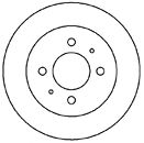 MAPCO 25540 -  Тормозной диск