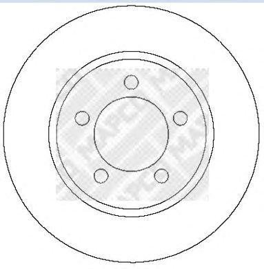 MAPCO 25603 -  Тормозной диск