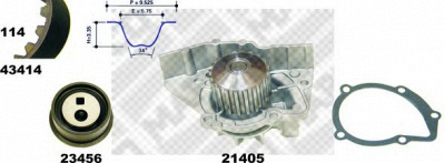 MAPCO 41416 -  Водяной насос + комплект зубчатого ремня