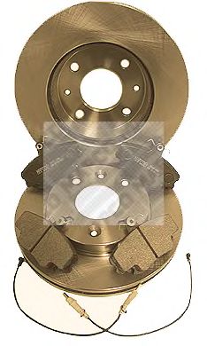 MAPCO 47154 -  Комплект тормозов, дисковый тормозной механизм