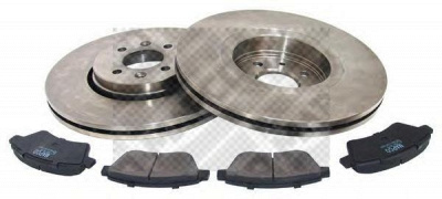 MAPCO 47163 -  Комплект тормозов, дисковый тормозной механизм