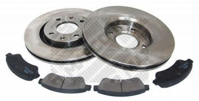 MAPCO 47455 -  Комплект тормозов, дисковый тормозной механизм