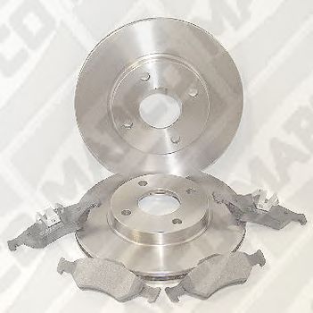 MAPCO 47654 -  Комплект тормозов, дисковый тормозной механизм