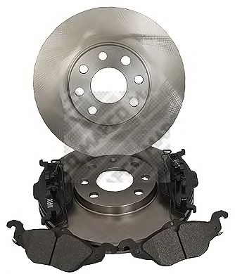 MAPCO 47754 -  Комплект тормозов, дисковый тормозной механизм