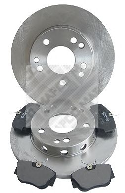 MAPCO 47800 -  Комплект тормозов, дисковый тормозной механизм