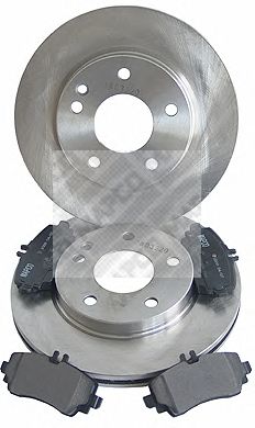 MAPCO 47802 -  Комплект тормозов, дисковый тормозной механизм