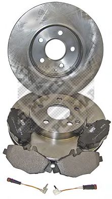 MAPCO 47810 -  Комплект тормозов, дисковый тормозной механизм