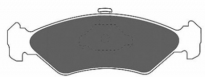 MAPCO 6188 -  Комплект тормозных колодок, дисковый тормоз
