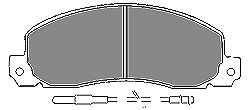 MAPCO 6382 -  Комплект тормозных колодок, дисковый тормоз