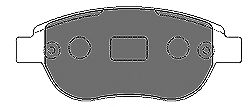 MAPCO 6548 -  Комплект тормозных колодок, дисковый тормоз