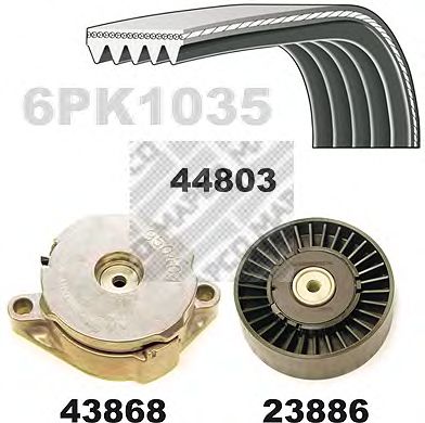 MAPCO 73803 -  Поликлиновой ременный комплект