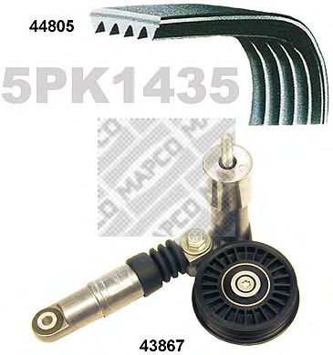 MAPCO 73805 -  Поликлиновой ременный комплект