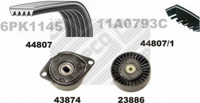 MAPCO 73807 -  Поликлиновой ременный комплект