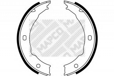 MAPCO 8326 -  Комплект тормозных колодок