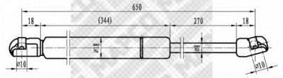 MAPCO 91705 -  Газовая пружина, капот
