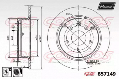 MAXTECH 8571496060 -  Тормозной диск