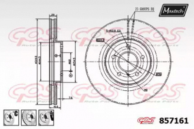 MAXTECH 8571616980 -  Тормозной диск