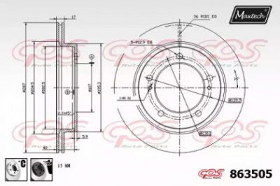 MAXTECH 8635056060 -  Тормозной диск