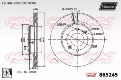MAXTECH 8652450080 -