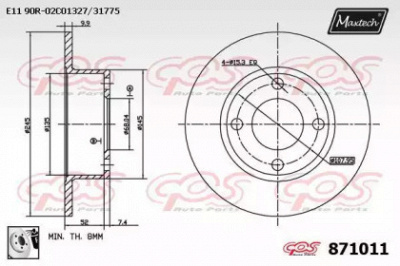 MAXTECH 8710110080 -  