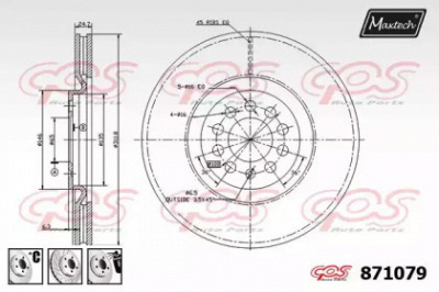 MAXTECH 8710796980 -  Тормозной диск