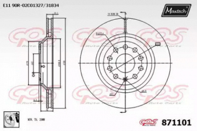 MAXTECH 8711010080 -