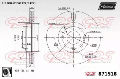 MAXTECH 8715180060 -