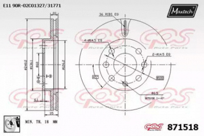 MAXTECH 8715180080 -