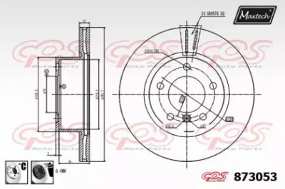 MAXTECH 8730536060 -  Тормозной диск