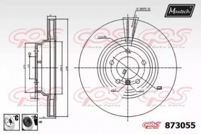 MAXTECH 8730556060 -  Тормозной диск