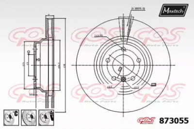 MAXTECH 8730556980 -  Тормозной диск