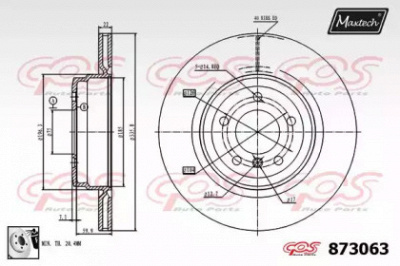 MAXTECH 8730630080 -  Тормозной диск