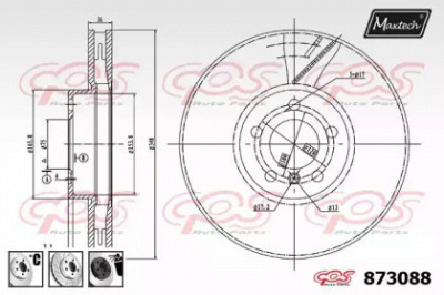 MAXTECH 8730886260 -  Тормозной диск