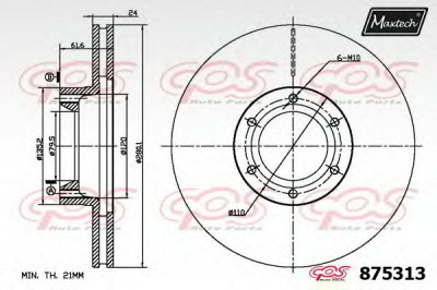 MAXTECH 8753136060 -  Тормозной диск