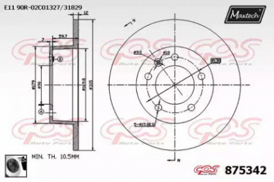 MAXTECH 8753420060 -