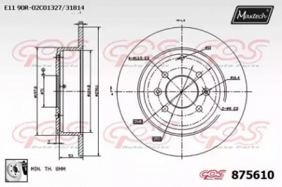 MAXTECH 8756100080 -