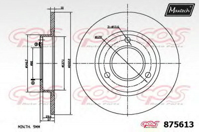 MAXTECH 8756136980 -  Тормозной диск